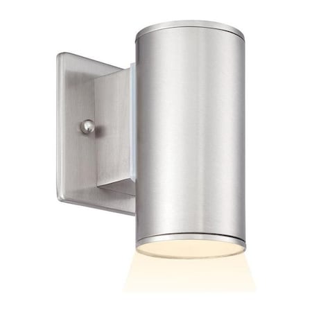 Designers Fountain Barrow One Light Wall Lantern With Satin Platinum Finish LED33001-SP